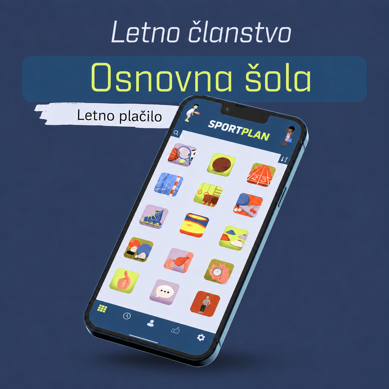 Letno članstvo z letnim plačilom