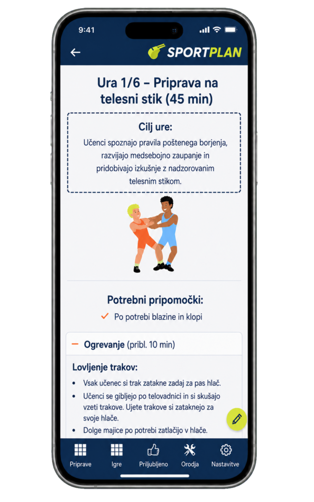 Primer učne priprave – širši okvir